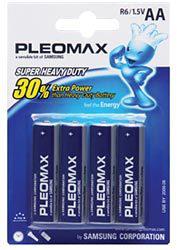 Батарейка АА Samsung Pleomax R6 4BL 1шт