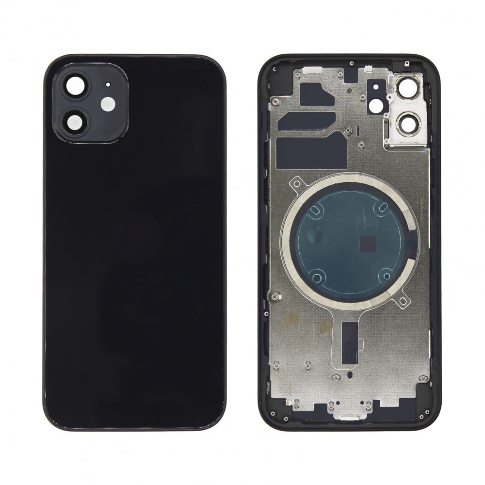 Корпус iPhone 12 Черный - Orig fabric