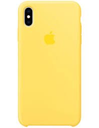 Кейс iPhone Xr силикон оригинал желтый (Mellow Yellow) (УЦЕНКА) Трещина на одном углу