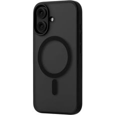 Кейс iPhone 16 силикон SafeMag SM026 черный