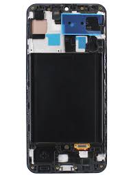 Дисплей для телефона Samsung A505F (A50) модуль Черный (Сервисный Оригинал) (МТ)