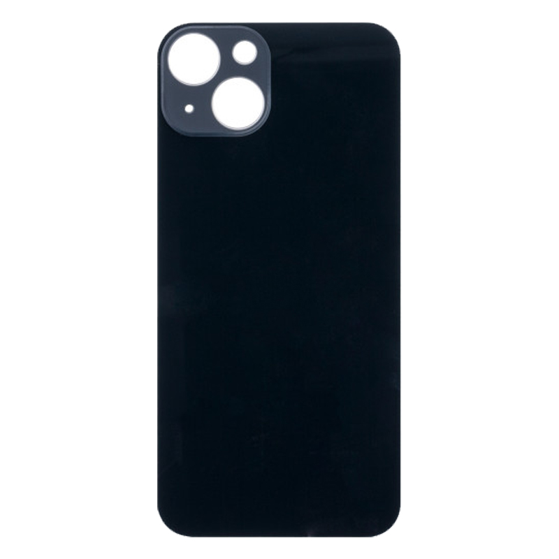 Задняя крышка iPhone 13 (стекло) черный - Премиум