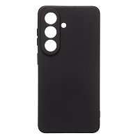 Силиконовый чехол для Samsung S942 Galaxy S26 с закрытой камерой черный