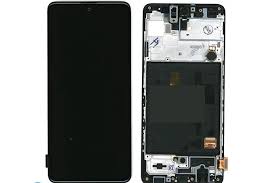 Дисплей для телефона Samsung A515F (A51) модуль Черный (Сервисный Оригинал) (МТ)