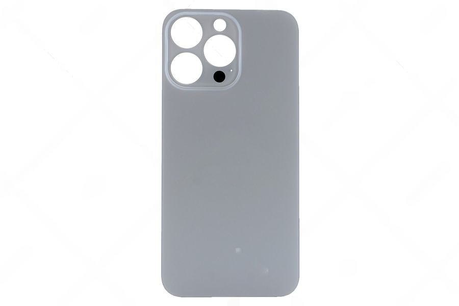 Задняя крышка iPhone 13 Pro Max (стекло) голубой - orig fabric