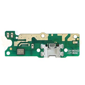 Шлейф Huawei Y5 2018 (DRA-L21)/Y5 Prime 2018 (DRA-LX2) плата на системный разъем/микрофон