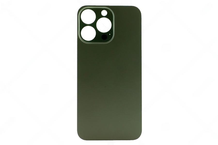 Задняя крышка iPhone 13 Pro Max (стекло) зеленый orig fabric
