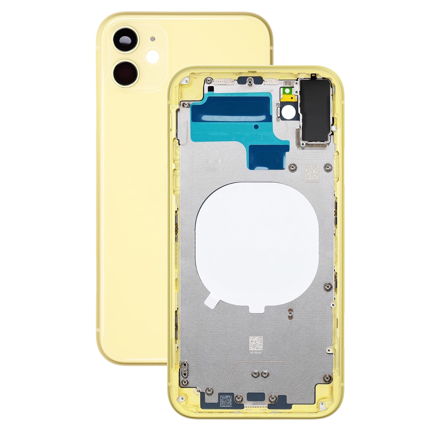 Корпус iPhone 11 Желтый - orig fabric