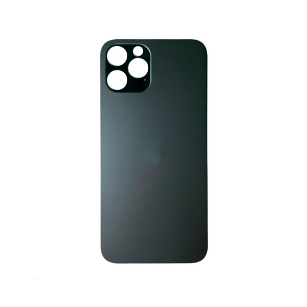 Задняя крышка iPhone 12 Pro Max (стекло) черный - orig fabric