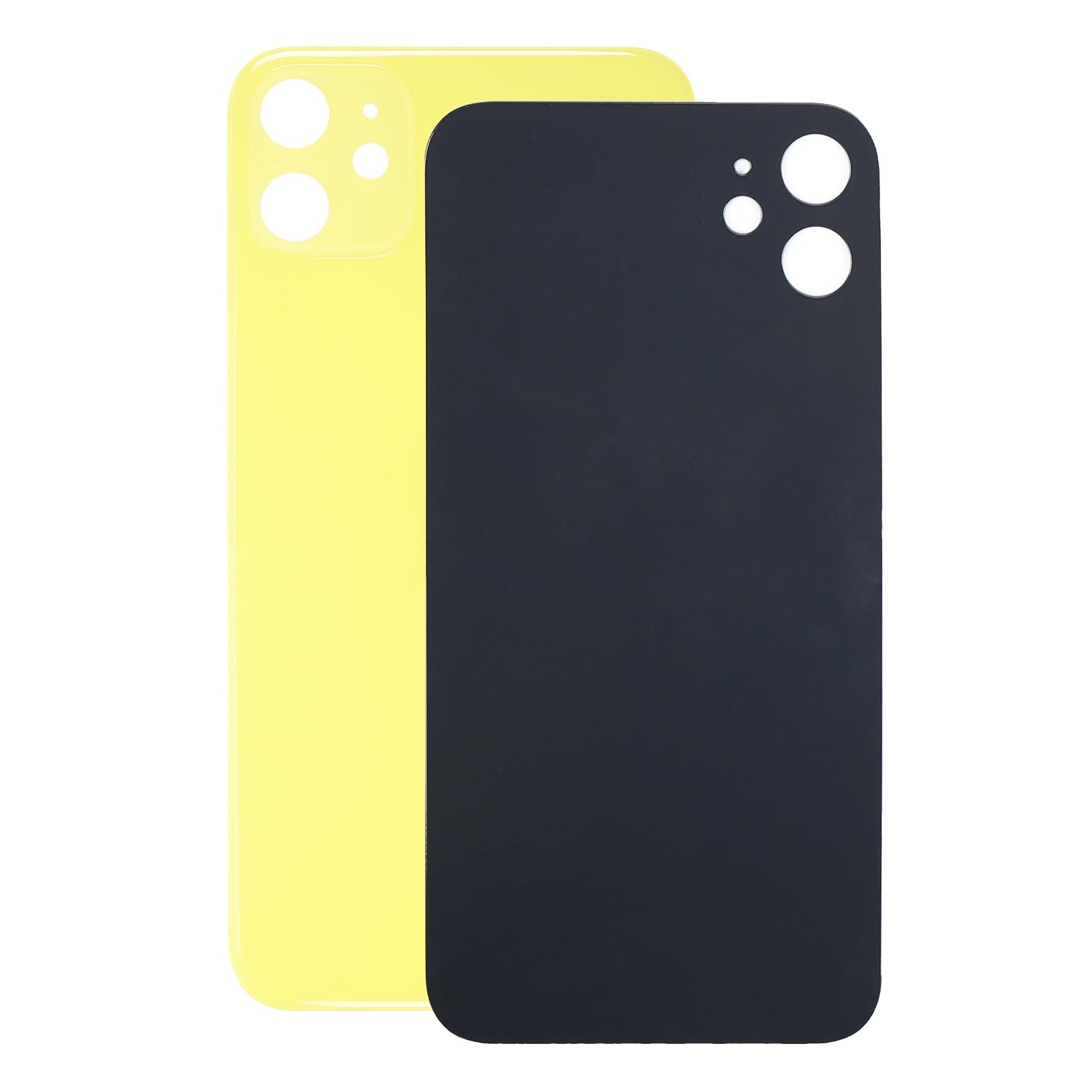 Задняя крышка iPhone 11 (стекло) желтый - orig fabric