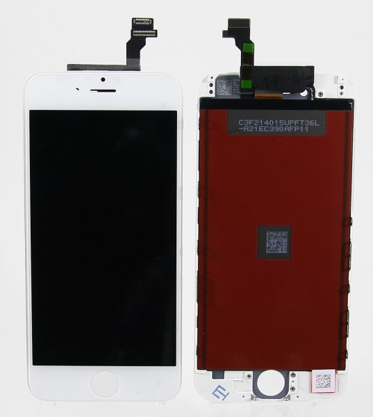 Дисплей для телефона iPhone 6 в сборе Белый - AA