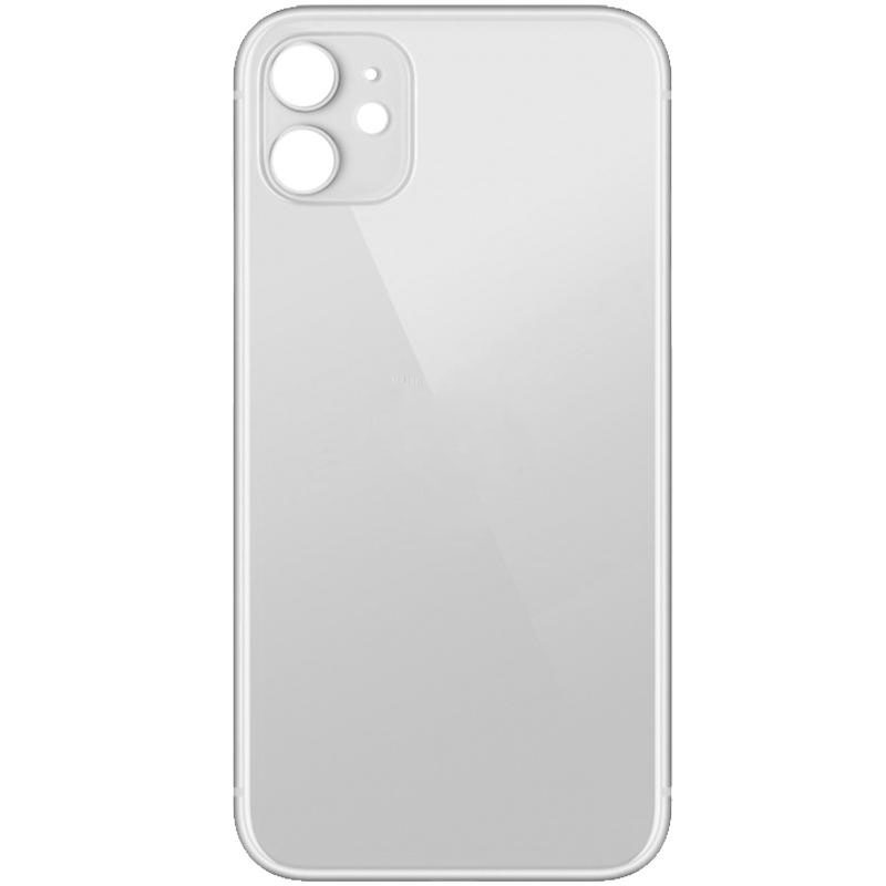 Задняя крышка iPhone 11 (стекло) белый - Премиум