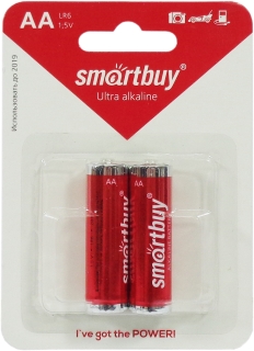 Батарейка АА SmartBuy LR6 2BL 2/24/240 1шт