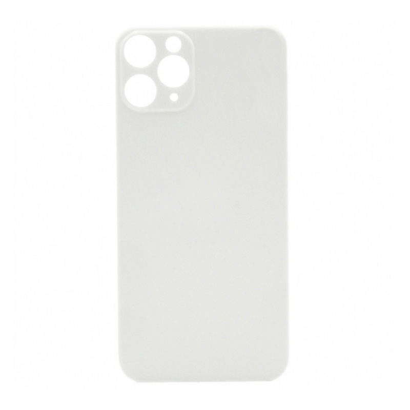 Задняя крышка iPhone 11 Pro Max (стекло) Серебро - orig fabric