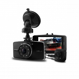 ВидеоРегистратор Bluesonic BS-B100 (2 камеры 1920x1080,1280x720, угол обзора 140, LCD 3")