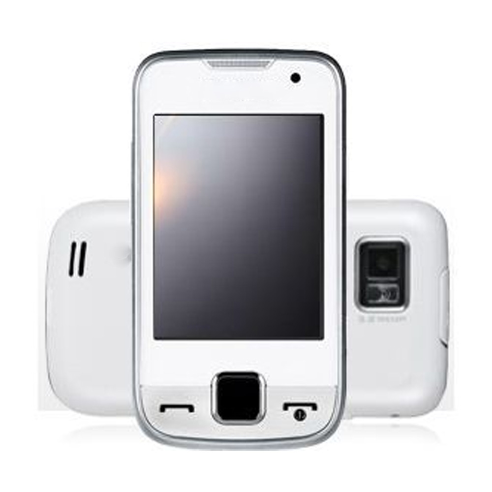корпус для телефона Samsung S5600+ср.часть (белый)+клав-ра