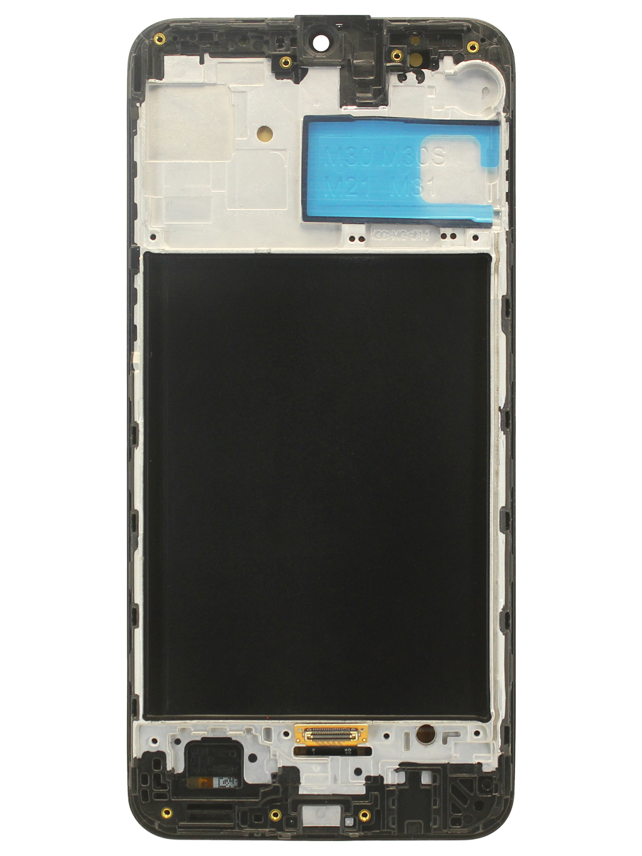 Дисплей для телефона Samsung M315F (M31) модуль Черный - Сервисный Оригинал