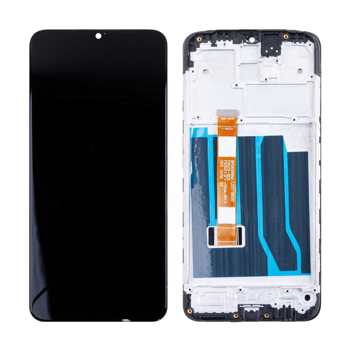 Дисплей для телефона OPPO A5 2020/A9 2020 (CPH1931/CPH1941) модуль с рамкой Черный - Оригинал