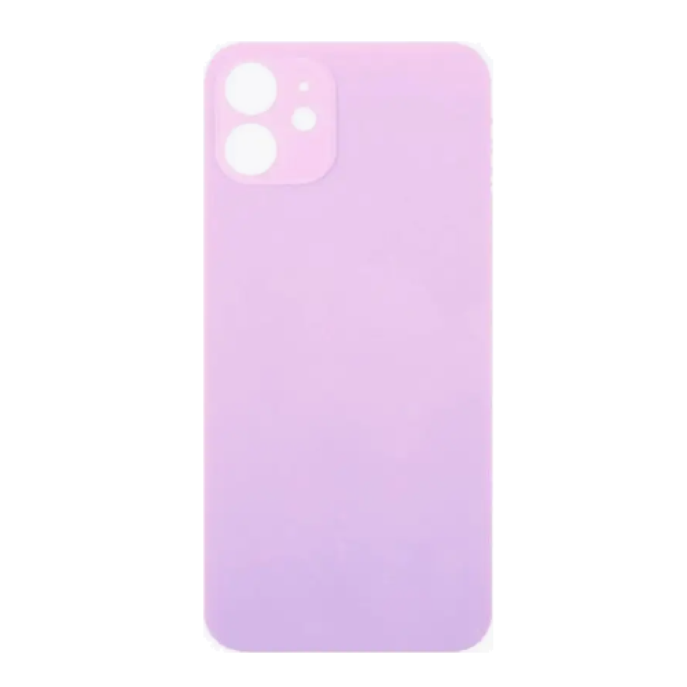 Задняя крышка iPhone 12 (стекло) фиолетовый - orig fabric