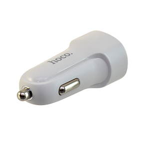 АЗУ-USB HOCO Z2A 2 выхода 2.4A белый