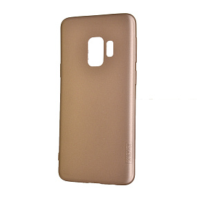 Силиконовый чехол для Samsung G960 Galaxy S9 X-Level Guardian матовый золото