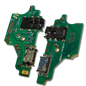 Шлейф Huawei P20 Lite плата на системный разъем/микрофон