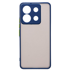 Силиконовый чехол Xiaomi Redmi Note 13 4G PC041 темно-синий