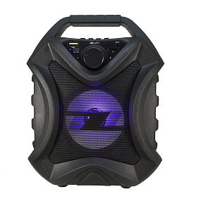 Колонка JBK-411 (Bluetooth/MicroSD/USB/FM/AUX) 5W черная