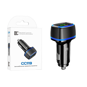 АЗУ-USB/Type-C BC CC1119 20W QC3.0 черный