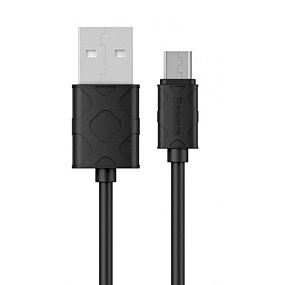 Дата кабель micro USB - USB Baseus CAMUN-01 Yaven черный