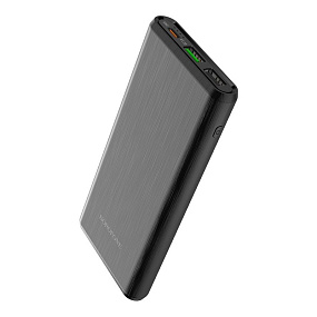 Портативное зарядное устройство Borofone BT30 QC3.0 2USB/Micro/Type-C 10000mAh черный