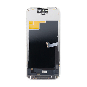 Дисплей для телефона iPhone 15 Pro в сборе Черный - (Hard OLED, Full HD) (площадка под IC)