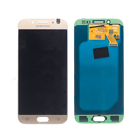 Дисплей для телефона Samsung J530F (J5 2017) в сборе с тачскрином Золото - AAA (AMOLED)