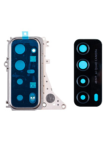 Стекло камеры Huawei P Smart 2021 (PPA-LX1) в сборе с рамкой Черный