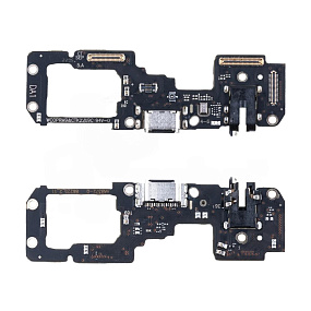 Шлейф Realme 9/9 Pro+ (RMX3521/RMX3393) плата на системный разъем/разъем гарнитуры/микрофон