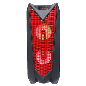 Колонка JBK-8877 (Bluetooth/MicroSD/USB/FM/AUX) 10W красная