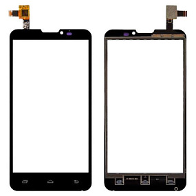 Сенсор для телефона Prestigio MultiPhone 5300 DUO Черный