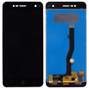 Дисплей для телефона ZTE Blade V8 mini в сборе с тачскрином Черный