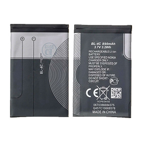 АКБ для телефона Nokia BL-4C 6100, 6300 тех. упаковка