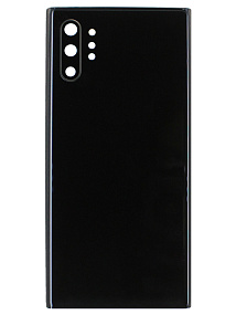 корпус для телефона Samsung N975F (Note 10+) Задняя крышка (черный) - Премиум