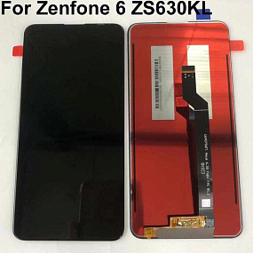 Дисплей для телефона Asus ZenFone 6 (ZS630KL) в сборе с тачскрином Черный
