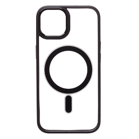 Кейс iPhone 13 силикон SafeMag SM021 черный