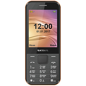 Мобильный телефон teXet TM-302 черно-красный
