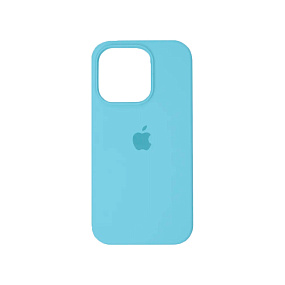Кейс iPhone 14 Pro Max силикон оригинал голубой