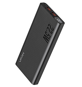 Портативное зарядное устройство VFAn F06 2USB/Micro/Type-C 22.5W 10000mAh черный(УЦЕНКА)б/у,потертос