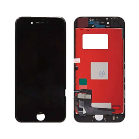 Дисплей для телефона iPhone 8/SE (2020)/SE (2022) в сборе Черный - (Pisen)