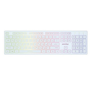 Клавиатура SmartBuy 305 One USB белая с подсветкой 