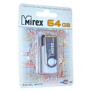 64Gb Mirex Swivel белая 2.0