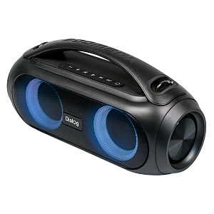 Колонка Dialog Progressive AP-23 (25W/RMS/BT/FM/USB reader/LED) черная