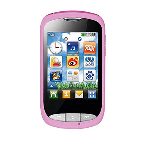 корпус для телефона LG Т310+ср.часть розовый
